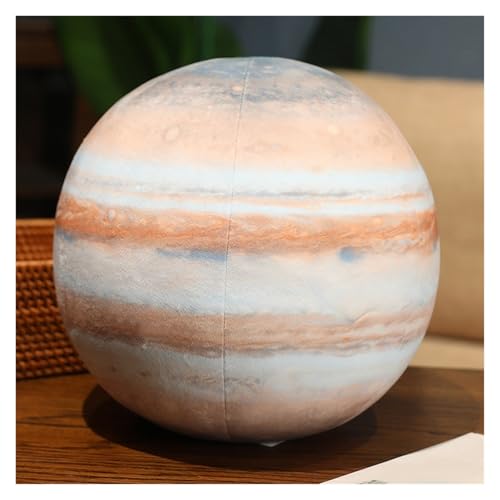 TOPLITHE Simulation Erde Sonne Planet Plüsch, Softt Planet Gefülltes Kissen Weiches Umarmungsplüschtier Pädagogisches Geschenk for Kinder Jungen Mädchen(Jupiter,17CM/6IN) von TOPLITHE