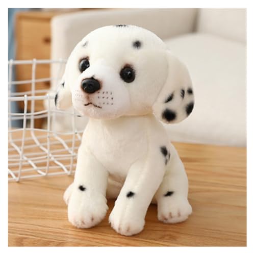 TOPLITHE Simulation Hund Kuscheltier, Lebensechte Welpen Kuscheltiere Flauschige Hund Plüschtier Geschenke for Jungen Mädchen Geburtstag(Dalmatian Dog) von TOPLITHE