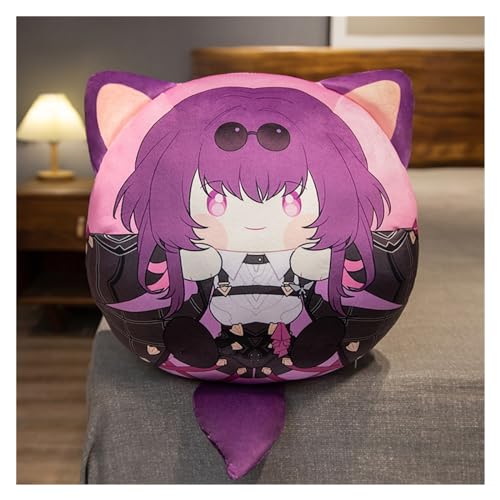 TOPLITHE Star Rail Kuscheltier, Anime Figur Schlüsselanhänger Puppe Kawaii Weiches Bezauberndes Honkai Plüschkissen for Fans Als Geschenk (Color : Kafka, Size : 10CM/3IN) von TOPLITHE