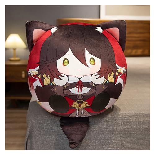 TOPLITHE Star Rail Kuscheltier, Anime Figur Schlüsselanhänger Puppe Kawaii Weiches Bezauberndes Honkai Plüschkissen for Fans Als Geschenk (Color : Tingyun, Size : Keychain+Pillow) von TOPLITHE