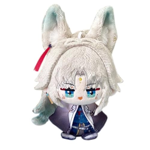 TOPLITHE Star Rail Plüsch, 12CM Niedliches Anime Plüschtier Honkai Schlüsselanhänger Weiches Baumwollstoff Puppe for HSR Gamer Fans Geschenke(Feixiao) von TOPLITHE