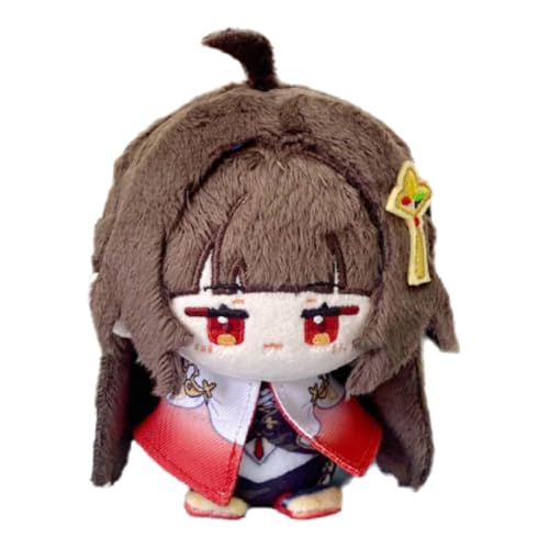 TOPLITHE Star Rail Plüsch, 12CM Niedliches Anime Plüschtier Honkai Schlüsselanhänger Weiches Baumwollstoff Puppe for HSR Gamer Fans Geschenke(Lingsha) von TOPLITHE