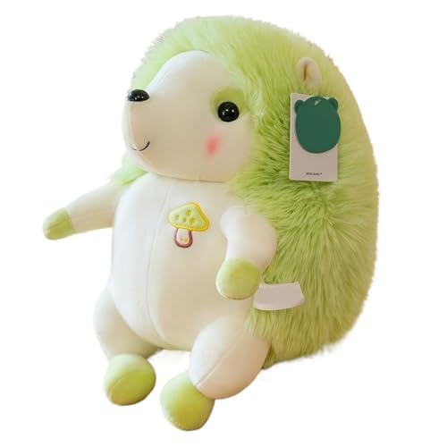 TOPLITHE Süßes Igel Kuscheltier, Plüschtier Körperkissen Kawaii Igel Spielzeug Wurfkissen for Kinder Geburtstagsgeschenke(Green,23CM/9IN) von TOPLITHE