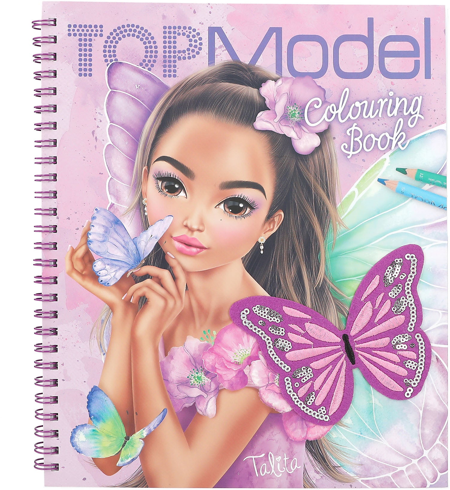 TOP Model Malbuch mit Pailletten Fairy Love von TOPModel