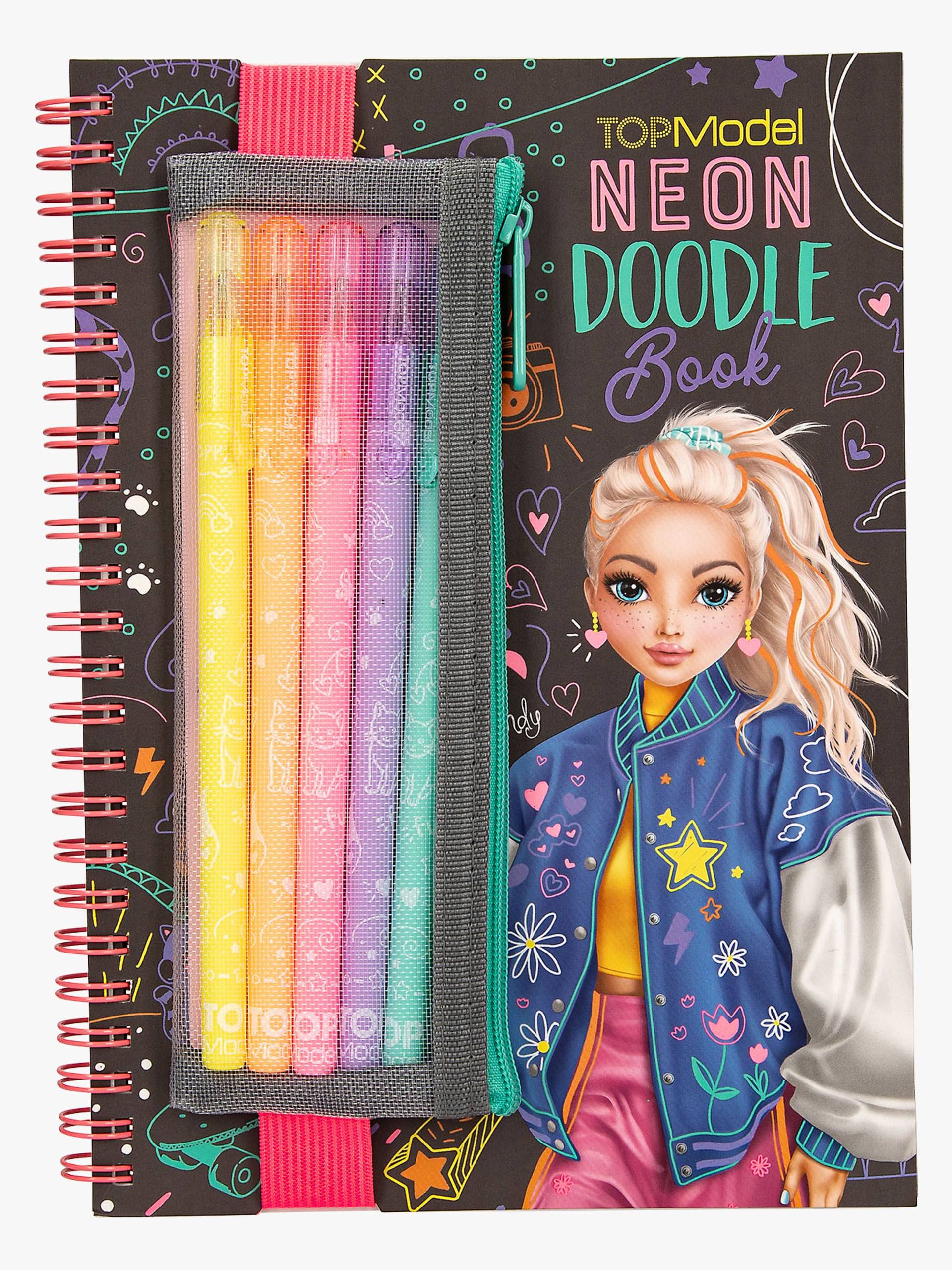 TOPModel Doodle Bastelbuch mit Neonstiften TOPModel Doodle Bastelbuch mit Neonstiften von TOPModel