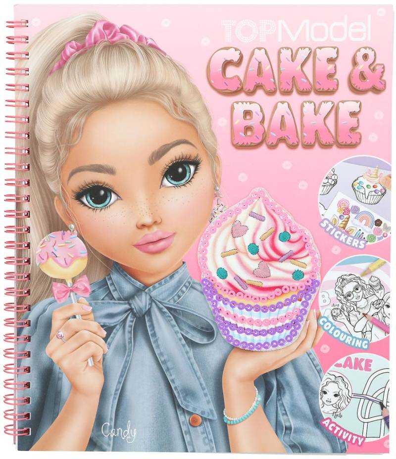 TOPModel Malbuch Cake &  Bake von TOPModel