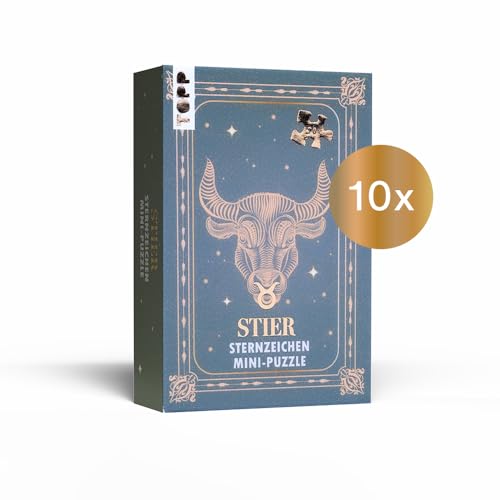 Sternzeichen Mini-Puzzle Stier 10 St. Je 50 Teile Mini-Puzzle Sternzeichen Mini-Puzzle Stier 10 St. Je 50 Teile Mini-Puzzle von TOPP