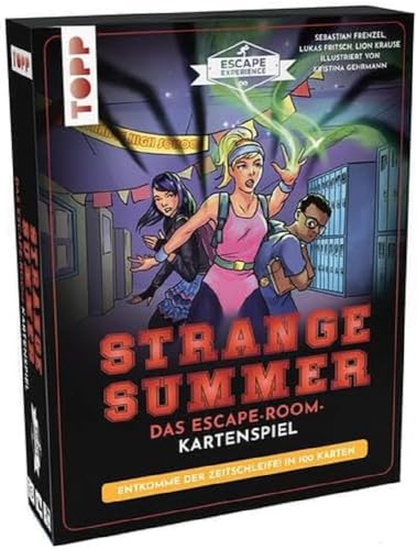 Escape Experience – Strange Summer. Das Escape-Room-Erlebnis als Kartenspiel! 1–4 Personen | Ab 10 Jahren | 120 Minuten Spielzeit von TOPP