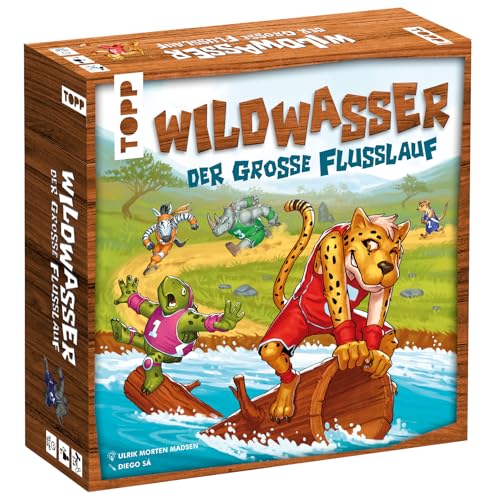 TOPP Wildwasser – Der große Flusslauf. EIN Wettrennen alle gegen alle. Der Neue Spiele-Klassiker. 2–6 Personen | Ab 8 Jahren | 20–40 Minuten von TOPP