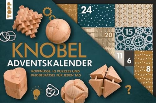 TOPP 18567 Knobelspiel-Adventskalender. Mit 24 Puzzles durch den Advent von TOPP