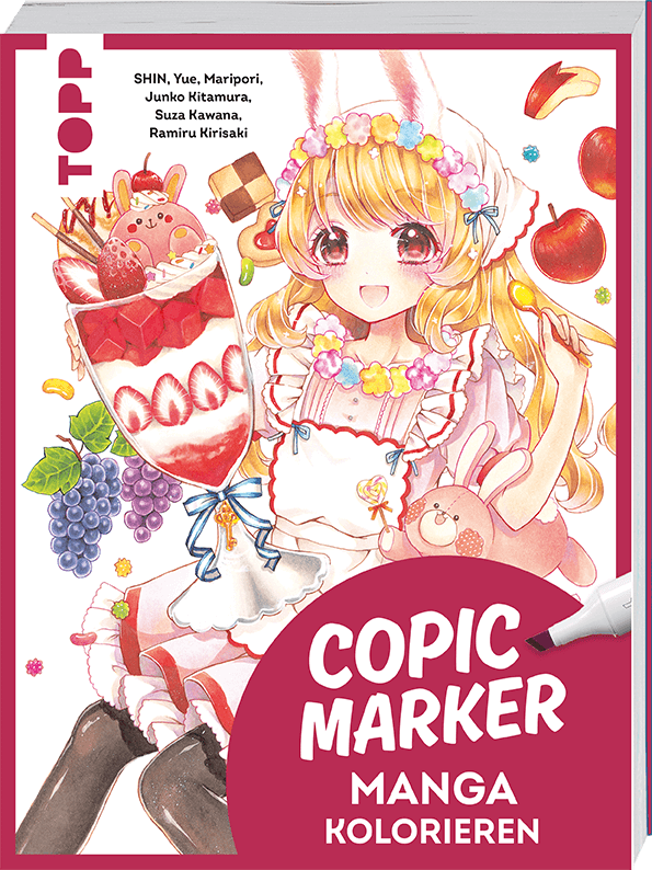 TOPP Kreativbuch: Copic Marker - Manga kolorieren von TOPP