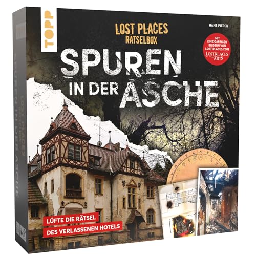 TOPP Lost Places Rätselbox – Spuren in der Asche: EIN Krimi-Rätsel für Zuhause. Lüfte die Rätsel des verlassenen Hotels. Mit authentischen Fotos realer Orte und authentischem Beweismaterial TOPP Lost Places Rätselbox – Spuren in der Asche: EIN Krimi-Rätsel für Zuhause. Lüfte die Rätsel des verlassenen Hotels. Mit authentischen Fotos realer Orte und authentischem Beweismaterial von TOPP