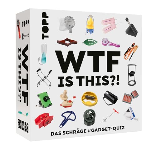 WTF is This?! Das schräge #Gadget-Quiz. Ratespiel um die unerklärlichsten Dinge, die Man mit Geld kaufen kann. Mit 100 rätselhaften Dingen aus den Untiefen des Internets WTF is This?! Das schräge #Gadget-Quiz. Ratespiel um die unerklärlichsten Dinge, die Man mit Geld kaufen kann. Mit 100 rätselhaften Dingen aus den Untiefen des Internets von TOPP