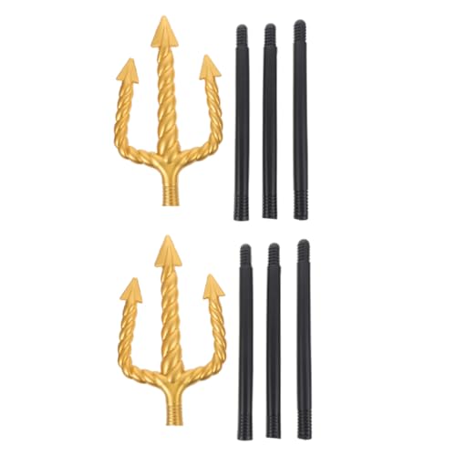 TOPPERFUN 2 Stück Leichtes Cosplay Kunststoff Dreizackstütze Kompakt und Handlich für Fasching Karneval Halloween und Bühnenauftritte Vielseitiges Party Accessoire für Kostümfeiern TOPPERFUN 2 Stück Leichtes Cosplay Kunststoff Dreizackstütze Kompakt und Handlich für Fasching Karneval Halloween und Bühnenauftritte Vielseitiges Party Accessoire für Kostümfeiern von TOPPERFUN