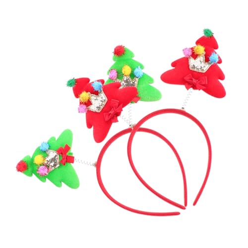 TOPPERFUN 2 Stück Weihnachtlicher Haarschmuck Mädchen Teiliges Weihnachtsbaum Haarreif Kopfschmuck Leicht Langlebig Festliche Xmas Party Accessoires TOPPERFUN 2 Stück Weihnachtlicher Haarschmuck Mädchen Teiliges Weihnachtsbaum Haarreif Kopfschmuck Leicht Langlebig Festliche Xmas Party Accessoires von TOPPERFUN