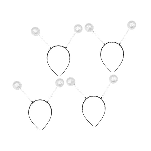 TOPPERFUN 4 Stück Teiliges Haarband mit Zarten Schaumstoffbällen Kreativer Leichter Haarschmuck Bequemer Kopfschmuck für Partys Hochzeiten und Freizeit Farblich Dezentes Design TOPPERFUN 4 Stück Teiliges Haarband mit Zarten Schaumstoffbällen Kreativer Leichter Haarschmuck Bequemer Kopfschmuck für Partys Hochzeiten und Freizeit Farblich Dezentes Design von TOPPERFUN