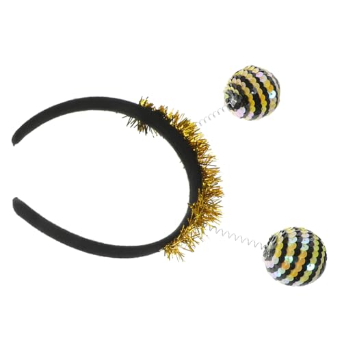 TOPPERFUN Halloween Haarreif für Erwachsene mit Pailletten Langlebiger Kopfschmuck mit Federdesign Modisches Stirnband für Karneval Party und Cosplay Marienkäfer Bienenmotive Einfach zu TOPPERFUN Halloween Haarreif für Erwachsene mit Pailletten Langlebiger Kopfschmuck mit Federdesign Modisches Stirnband für Karneval Party und Cosplay Marienkäfer Bienenmotive Einfach zu von TOPPERFUN