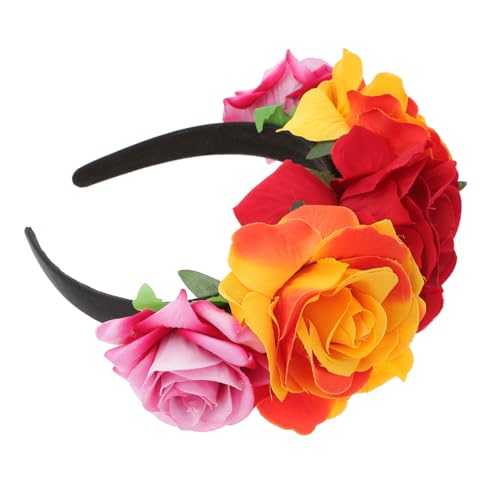 TOPPERFUN Halloween Stirnband Großes Rosenblumen Haarreif für Frauen und Mädchen Floraler Kopfschmuck für Cosplay Party Festival und Hochzeitsfotografie Auffälliges Halloween Accessoire TOPPERFUN Halloween Stirnband Großes Rosenblumen Haarreif für Frauen und Mädchen Floraler Kopfschmuck für Cosplay Party Festival und Hochzeitsfotografie Auffälliges Halloween Accessoire von TOPPERFUN