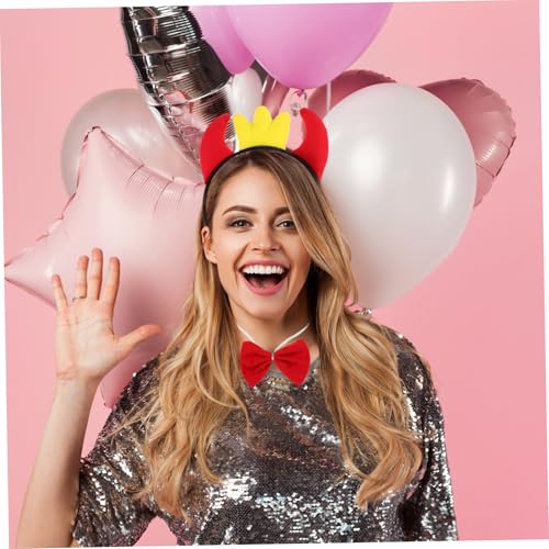 TOPPERFUN Halloween Teufelshörner Haarreif Set Damen Herren Kostümzubehör mit Roten Stoffhörnern Leichtes Flexibles Dämonen horn Haarband für Party und Karneval TOPPERFUN Halloween Teufelshörner Haarreif Set Damen Herren Kostümzubehör mit Roten Stoffhörnern Leichtes Flexibles Dämonen horn Haarband für Party und Karneval von TOPPERFUN