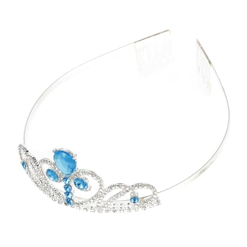 TOPPERFUN Kindergeburtstagskrone Haarschmuck Tiara mit Blauem Wassertröpfchen Komfortables Sicheres Material für Party Fotoshooting Cosplay und Anlässe TOPPERFUN Kindergeburtstagskrone Haarschmuck Tiara mit Blauem Wassertröpfchen Komfortables Sicheres Material für Party Fotoshooting Cosplay und Anlässe von TOPPERFUN