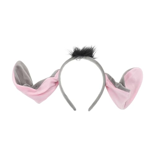 TOPPERFUN Realistisches Eselohren Stirnband Lustiges Tierkostüm Zubehör für Damen Herren Leichtes Kopfband für Karneval Halloween Fasching und Kostümparty TOPPERFUN Realistisches Eselohren Stirnband Lustiges Tierkostüm Zubehör für Damen Herren Leichtes Kopfband für Karneval Halloween Fasching und Kostümparty von TOPPERFUN