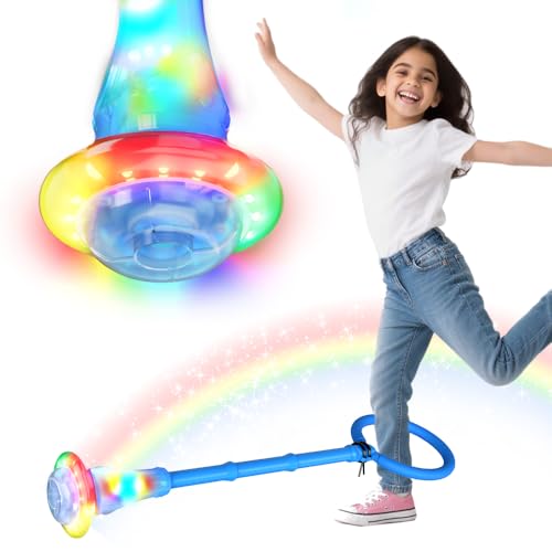 TOPRUNYI Swing Wheel mit Lichtrad,Springring Fußkreisel Kinder mit Nachtleuchteffekt,Faltbarer Blinkender Sprungball,Kinder Blinkender Springring,Geschenke für Mädchen 3+ Jahre (Blau) TOPRUNYI Swing Wheel mit Lichtrad,Springring Fußkreisel Kinder mit Nachtleuchteffekt,Faltbarer Blinkender Sprungball,Kinder Blinkender Springring,Geschenke für Mädchen 3+ Jahre (Blau) von TOPRUNYI