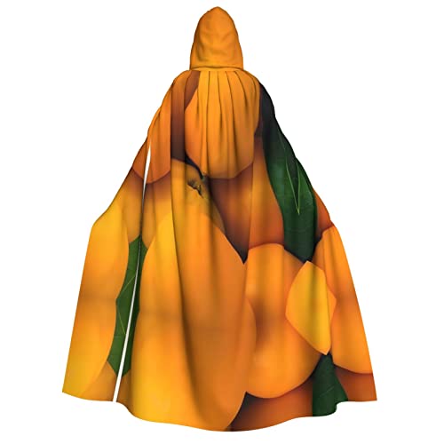 TORONG Fresh Mangoes Hexenumhang mit Kapuze für Erwachsene, für Halloween-Kostüme und Cosplay, perfekt für Frauen und Männer von TORONG