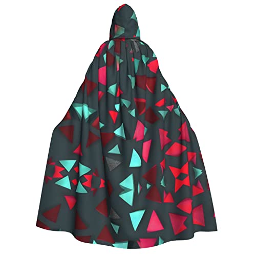 TORONG Hexenumhang mit dreieckigem Muster, für Erwachsene, für Halloween-Kostüme und Cosplay, perfekt für Damen und Herren von TORONG