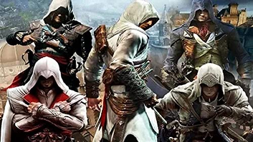 1000 Teile Puzzles/Klassisches Filmplakat Assassin S Creed/Puzzle Puzzle Geschenk DIY Puzzle Geschenk Pädagogische Puzzle Vorlagen für Kinder Erwachsene38 * 26cm von TOSSPER