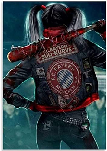 Puzzles 1000 Teile PapierZusammenbau Bild Harley Quinn Poster Erwachsene Spiele Lernspielzeug von TOSSPER