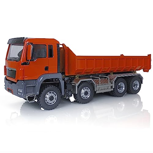 1/14 Lesu Tgs 8X8 Hydraulische RC Kipper-Rolle EIN-Aus-Kipper, Auto, RC Baustellen, Fahrzeugbeleuchtung, Schallpumpe, Motor Nicht bemalt,Sie müssen es leicht Zusammenbauen von TOUCAN RC HOBBY