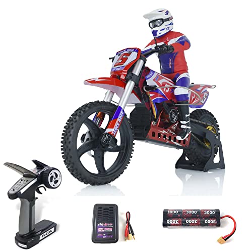 1/4 Rot Sr5 RC Motorrad mit Gyrostabilisator Fernbedienung Auto Radio Autobike Modell (Nicht geeignet für Kinder unter 14 Jahren zum Spielen) von TOUCAN RC HOBBY