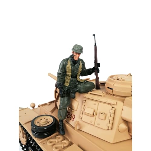 Henglong Resin Deutscher Soldat Dekoration Ersatzteile für DIY 1/16 RC Panzer Modell von TOUCAN RC HOBBY