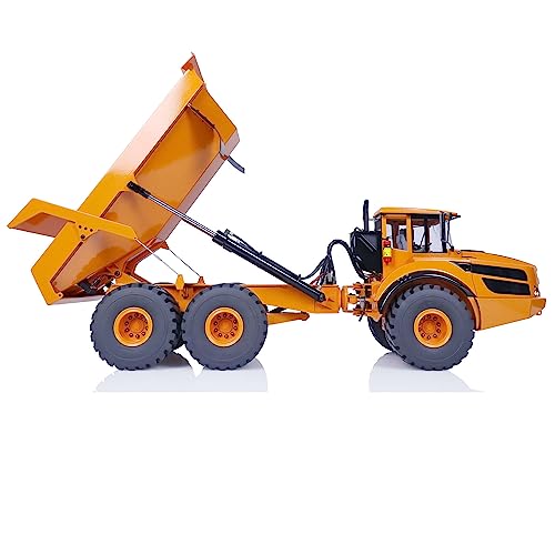 TOUCAN RC Hobby Metall 1/14 6 * 6 Hydraulische Hebe-Rc Gelenk-LKW Dumper Auto RTR Modell von TOUCAN RC HOBBY