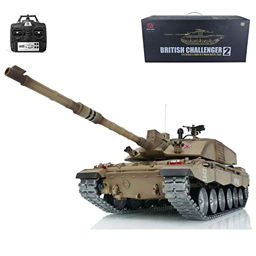 Pro Ver Henglong 1/16 7.0 Challenger II Rc Panzer 3908 Metallschienen mit Gummis von TOUCAN RC HOBBY