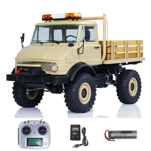 TOUCAN RC HOBBY 1/10 LESU 4X4 RC Offroad-Fahrzeug für U406 LKW bemaltes montiertes Auto RTR von TOUCAN RC HOBBY