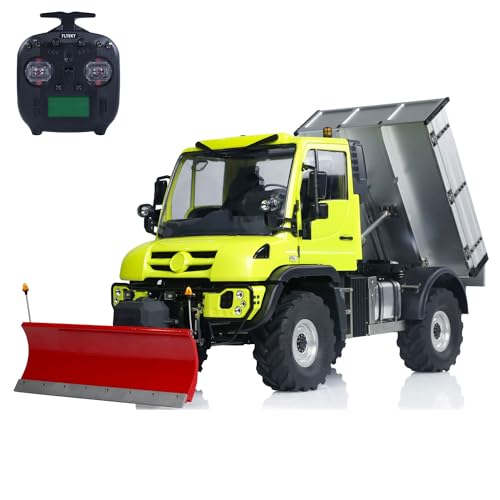 TOUCAN RC HOBBY 1/10 U423 4X4 Hydraulische Rc Kriecherauto Fernsteuerung Off-Road-Dumper Schneeschneide von TOUCAN RC HOBBY