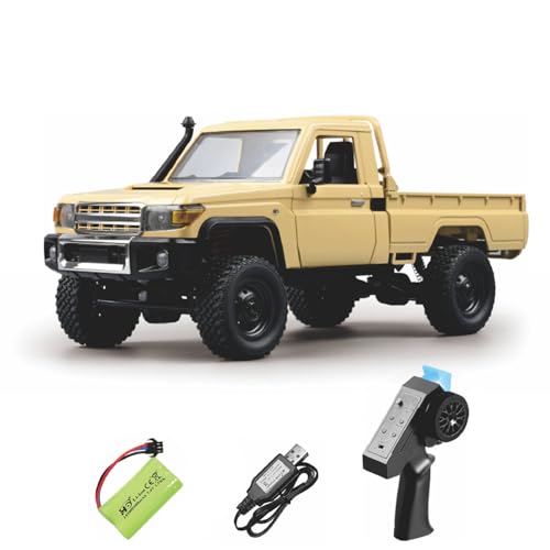 TOUCAN RC HOBBY 1/12 MN 82 RC Offroad-Auto, 4x4 Crawler Pickup Truck Modell, 2-Gang-Getriebe, 7A Brushed ESC, 280 Motor, 46° Steigfähigkeit, für besondere Geschenke TOUCAN RC HOBBY 1/12 MN 82 RC Offroad-Auto, 4x4 Crawler Pickup Truck Modell, 2-Gang-Getriebe, 7A Brushed ESC, 280 Motor, 46° Steigfähigkeit, für besondere Geschenke von TOUCAN RC HOBBY