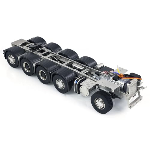 TOUCAN RC HOBBY 1/14 10X10 5-Achsen Metall Chassis für RC Traktor Truck R730 R620 Funkgesteuertes Auto von TOUCAN RC HOBBY