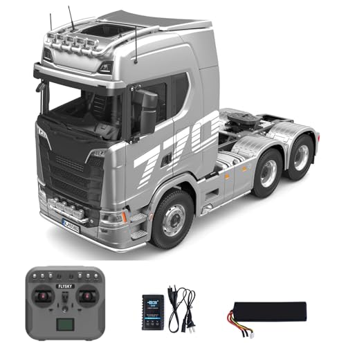 TOUCAN RC HOBBY 1/14 KABOLITE RC Traktorauto 770S 100 6x6 Ferngesteuerter LKW 2-Gang-Getriebe Differentialsperre Fahrzeug 6WD Sound Licht Modell für Hobby TOUCAN RC HOBBY 1/14 KABOLITE RC Traktorauto 770S 100 6x6 Ferngesteuerter LKW 2-Gang-Getriebe Differentialsperre Fahrzeug 6WD Sound Licht Modell für Hobby von TOUCAN RC HOBBY