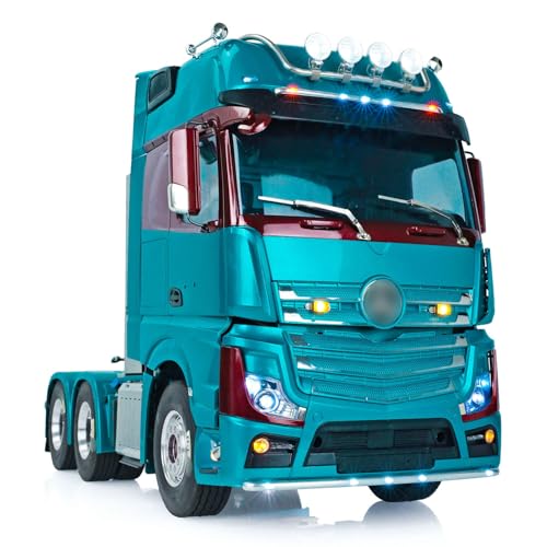 TOUCAN RC HOBBY 1/14 LESU RC Traktor Truck 3363 6x6 Metall Chassis 3-Gang-Getriebe Fernbedienung LKW RTR Autos Modell TOUCAN RC HOBBY 1/14 LESU RC Traktor Truck 3363 6x6 Metall Chassis 3-Gang-Getriebe Fernbedienung LKW RTR Autos Modell von TOUCAN RC HOBBY