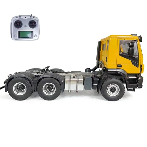 TOUCAN RC HOBBY 1/14 Metall 6X4 RC Traktor LKW Fernbedienung Auto Sound Licht Differentialsperre von TOUCAN RC HOBBY