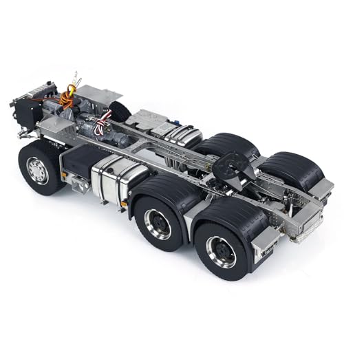 TOUCAN RC HOBBY 1/14 Metall Chassis 6X6 3-Gang-Getriebe für RC Traktor Truck Fh16 Auto Modell Teile von TOUCAN RC HOBBY