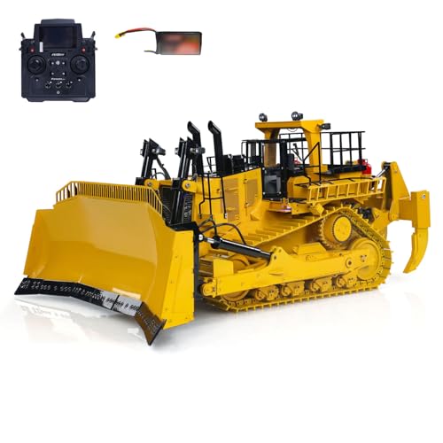 TOUCAN RC HOBBY 1/14 RC Hydraulische Bulldozer Metall D11T Bulldozer RTR Fernbedienung Planierraupen Modell von TOUCAN RC HOBBY