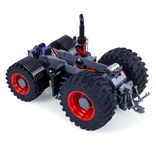 TOUCAN RC HOBBY 1/16 LESU Metallchassis 4X4 Differenzialsperre für 1050 RC Traktoren DIY Modellauto von TOUCAN RC HOBBY