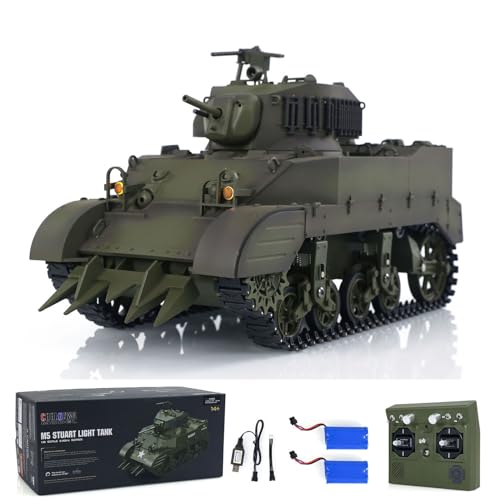TOUCAN RC HOBBY 1/16 RTR RC Panzer US M5A1 Stuart VI Ferngesteuerter Lichttank Zwei Batterie Radio für 14 Jahre TOUCAN RC HOBBY 1/16 RTR RC Panzer US M5A1 Stuart VI Ferngesteuerter Lichttank Zwei Batterie Radio für 14 Jahre von TOUCAN RC HOBBY