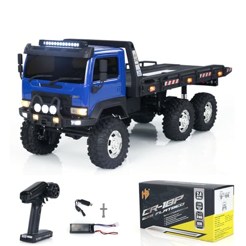 TOUCAN RC HOBBY 1/18 RC Rock Crawler 6x6 Off-Road Truck CR18P Pritschenwagen 2-Gang Licht von TOUCAN RC HOBBY