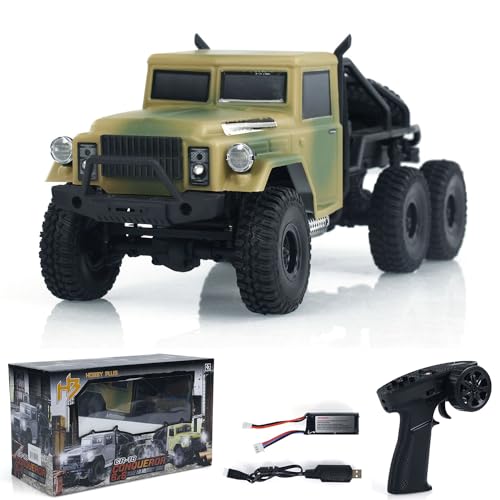 TOUCAN RC HOBBY 1/18 RC Rock Crawler Car Hobby Plus 6X6 Ferngesteuertes Elektro Geländewagen von TOUCAN RC HOBBY