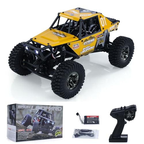 TOUCAN RC HOBBY 1/24 4x4 RC Rock Crawler Modell UdiRC UCX2405PRO Bürstenloser Motor ESC Funkferngesteuertes Geländefahrzeug RTR Auto Spielzeug Batterie von TOUCAN RC HOBBY