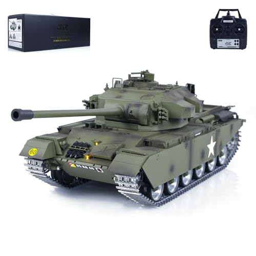 TOUCAN RC HOBBY 1:16 RC Panzer British Centurion MK5 Ferngesteuerte Kampfpanzer Metallketten von TOUCAN RC HOBBY